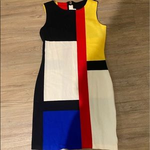 Vintage St. John Collection EUC Mondrian Shift 8
